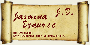 Jasmina Džavrić vizit kartica